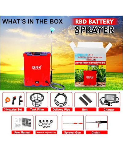 RBD SINGLE MOTOR BATTERY SPRAYER 12 X 8
