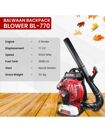 BALWAAN BL-770 BACKPACK - LEAF BLOWER