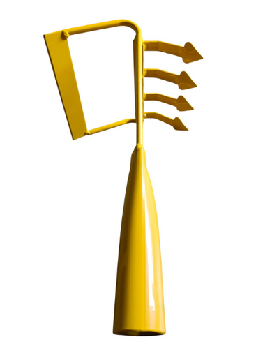 Bharat 4 Teeth 6'' Inch, 2 In 1 Hand Weeder