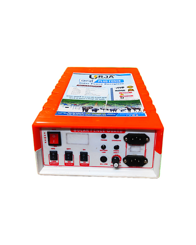 URJA 12 KV URJA POWER ABS BODY ZATKA MACHINE / FENCE ENERGIZER FOR  30 ACRE AREA WITH CABLE AND 2 PIECE WARNING BOARDS