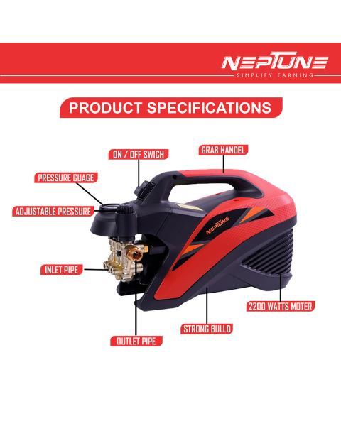 NEPTUNE PORTABLE HIGH PRESSURE WASHING PUMP- PW 1000 FX