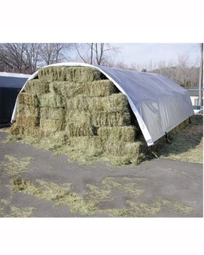 TUFFPAULIN 40FT X 30FT 150 GSM SILVER HAY COVERS HEAVY DUTY TARPAULIN-TIRPAL