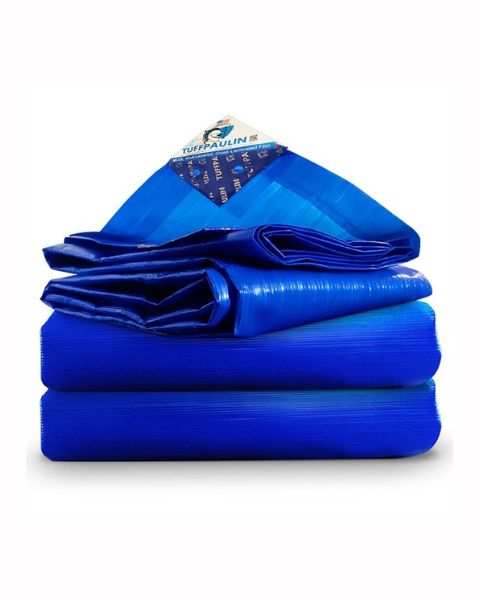 TUFFPAULIN 40FT X 30FT 200 GSM BLUE HAYCOVER SUPER HEAVY DUTY TARPAULIN- TIRPAL