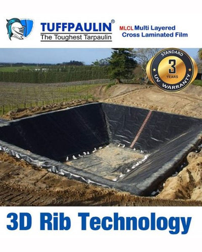 TUFFPAULIN PONDLINER 40FT X 30FT 150 GSM HEAVY DUTY TARPAULIN -TIRPAL