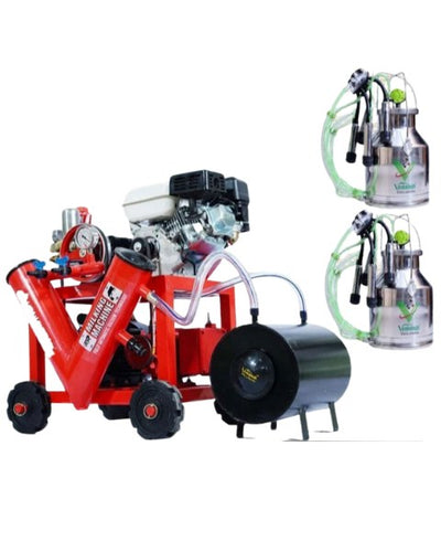 VINSPIRE DOUBLE BUCKET MILKING MACHINE