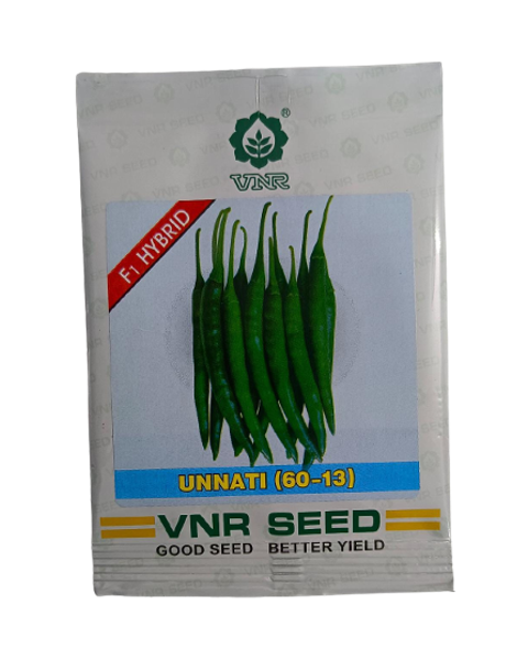 Unnati 60-13 F1 Hybrid Chilli Seeds