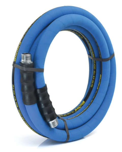 ZEPHYR BLUBIRD AIR HOSE DOUBLE BRAIDED WITH JACK HAMMER FITTINGS