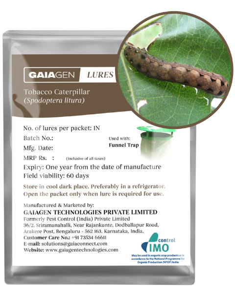 GAIAGEN PHEROMONE LURE FOR TOBACCO CATERPILLAR