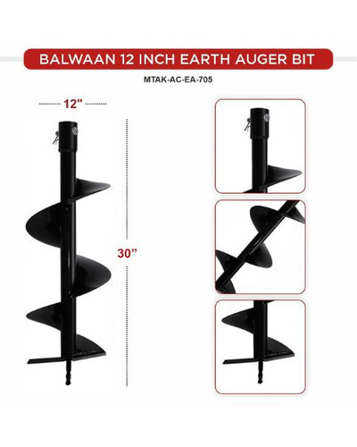 EARTH AUGER 12" BIT