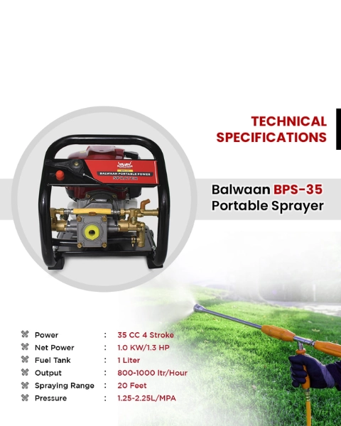 BALWAAN BPS-35 PORTABLE SPRAYER