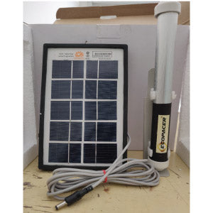 MG GREEN RECHARGEABLE LIGHT STICK WITH SOLAR PANEL