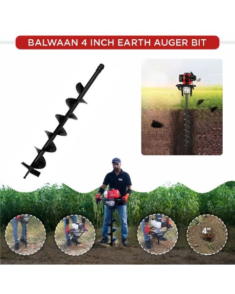 BALWAAN EARTH AUGER 4" BIT