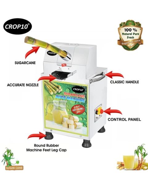 CROP 10 ELECTRIC SUGARCANE JUICE MACHINE