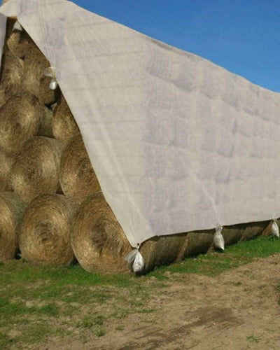 TUFFPAULIN 40FT X 30FT 150 GSM TRANSPARENT HAY COVERS HEAVY DUTY TARPAULIN-TIRPAL