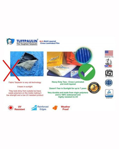 TUFFPAULIN HAY COVERS TARPAULIN-TIRPAL 200GSM