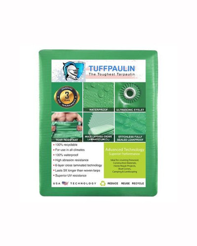 TUFFPAULIN PONDLINER 40FT X 30FT 150 GSM HEAVY DUTY TARPAULIN -TIRPAL