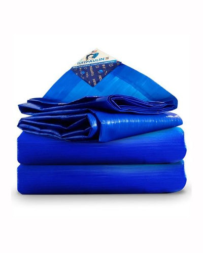 TUFFPAULIN 40FT X 30FT 150 GSM BLUE HAY COVERS HEAVY DUTY TARPAULIN- TIRPAL