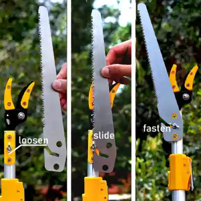 HECTARE ALUMINUM TELESCOPIC LONG REACH CUT AND HOLD PRUNER WITH SAW