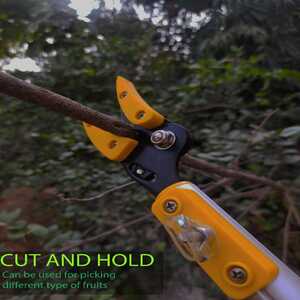 HECTARE ALUMINUM TELESCOPIC LONG REACH CUT AND HOLD PRUNER WITH SAW