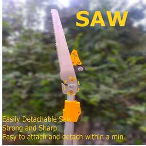 HECTARE ALUMINUM TELESCOPIC LONG REACH CUT AND HOLD PRUNER WITH SAW