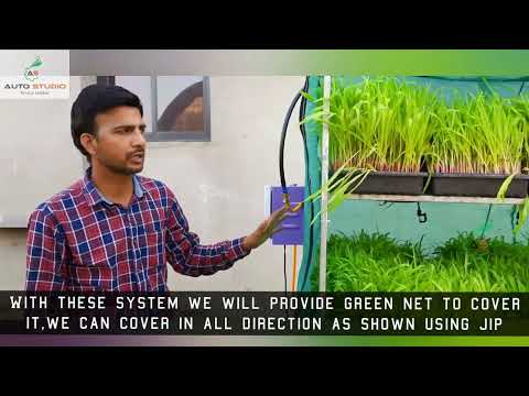 AUTOSTUDIO SOLAR PALLAV HYDROPONICS FODDER 24 TRAY H2 | IMPLEMENTS